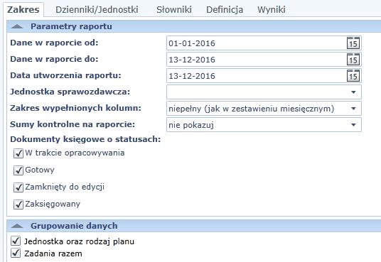 Zestawienia sporządzanie bilansu i zestawień Podstawowe mechanizmy programu wykorzystywane przy tworzeniu zestawień zostały opisane na początku niniejszego rozdziału. Należy się z nimi zapoznać.