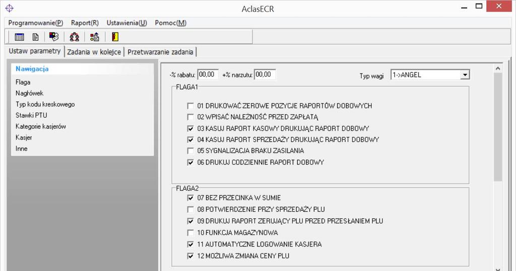 (dla kasy Kos to pozycja 14 DEFINIOWANIE PARAMETRÓW SYSTEMU).