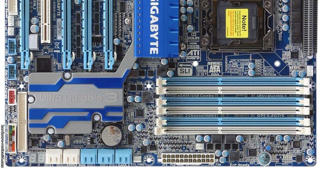 Gigabyte GA-X58A-UD5 PCI FDD LGA1366 PCIe x16 SouthBridge Intel ICH10R DDR3 socket IDE