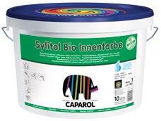 Farby niskoemisyjne bez rozpuszczalników i plastyfikatorów Produkt barwiony w systemie ColorExpress Sylitol Bio-Innenfarbe Mineralna farba do pomieszczeń mieszkalnych.