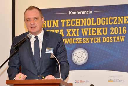 Karol Krzywicki (Dyrektor Departamentu Rynku Pocztowego w UKE) omówił