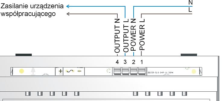 Rys. 6.8 Podłączenie zasilania sieciowego do ecolambda Moduł ecolambad 2B nie posiada zacisków rozdzielających zasilanie sieciowe. Rys. 6.9 Podłączenie zasilania sieciowego do ecolambda 2B 6.