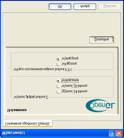 24 Ustawienia zgodności OpenGL Wymuś głębię bufora Z Włącz rozszerzenia regionu bufora KTX Przycisk wartości domyślnych Umożliwia jawne określenie głębokości bufora Z.