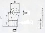 miedzianych wielodrutowych Materiał: miedź elektrolityczna, cynowne Izolacja: PVC B [mm] F [mm] H [mm] M3 3, 1,5 5,8 6,3 10,5 M3,5 3,7 1,5 6,3 10,5 600158 KWR3,5S M3,5 3,7 1,5 5,8 6,3 10,5 601046