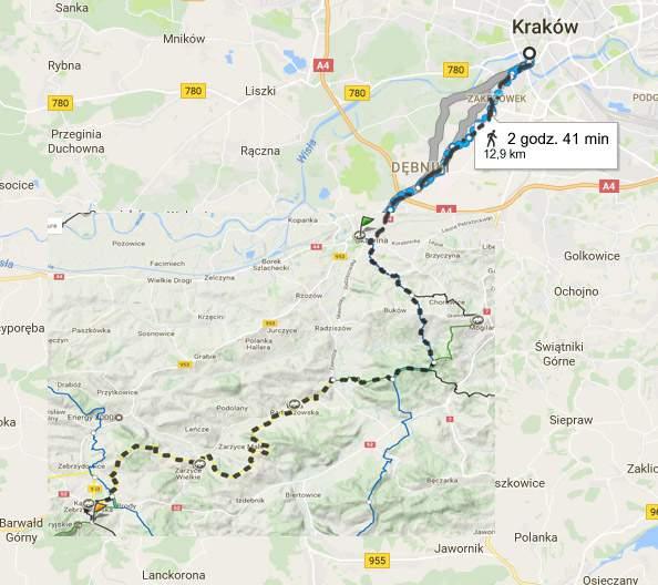 DŁUGOŚĆ: ok. 44 km CZAS PRZEJŚCIA: ok.