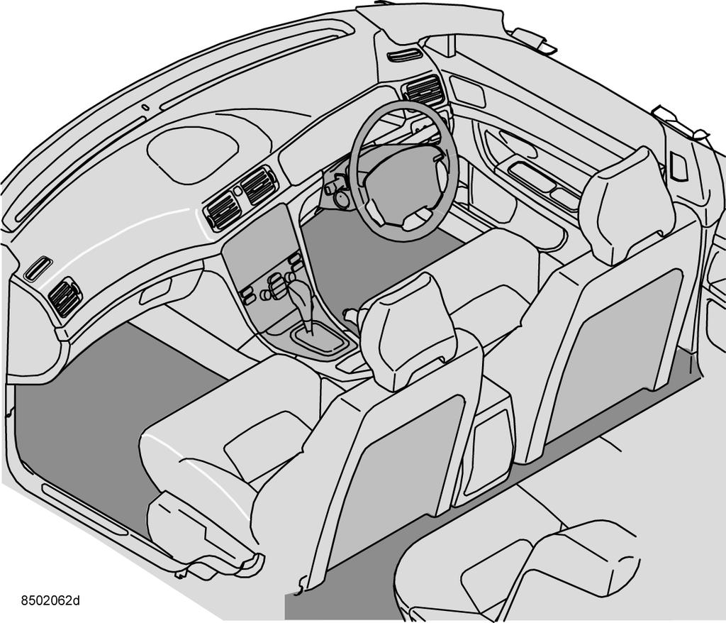 Wnętrze kierownica po prawej stronie Schowek podręczny... 68 Drzwi i zamki...74 Autoalarm...79 Elektryczne sterowanie szyb...45 Elektryczna regulacja lusterek...46 Mechaniczna skrzynia biegów.