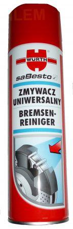 Wurth zmywacz uniwersalny, 500ml Kod Kleimy: wrh16xxo500k418y Pojemność: 500ml Cechy: Nie niszczy lakieru Kolor po utwardzeniu: bezbarwny Cena netto: 9,94 PLN Do szybkiego i dokładnego mycia części