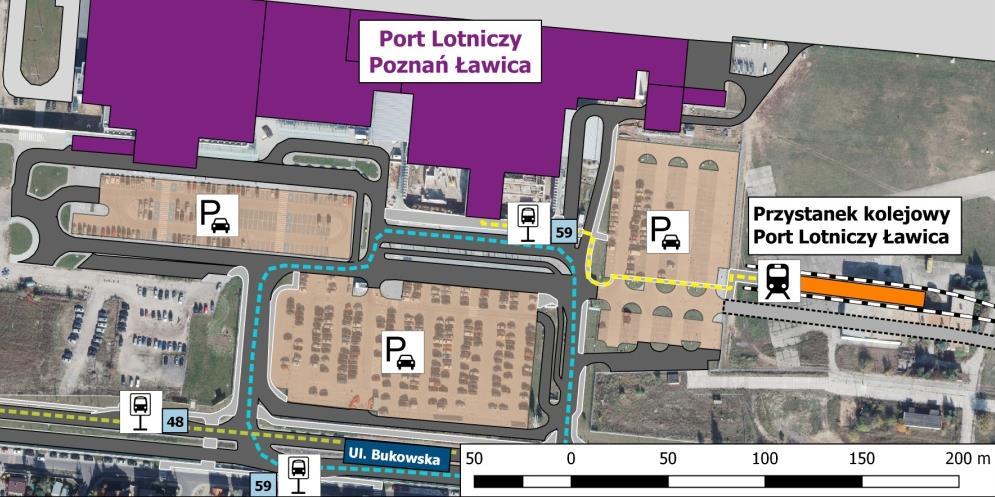 odcinka: Czas przejazdu na odcinku Poznań Główny Port Lotniczy