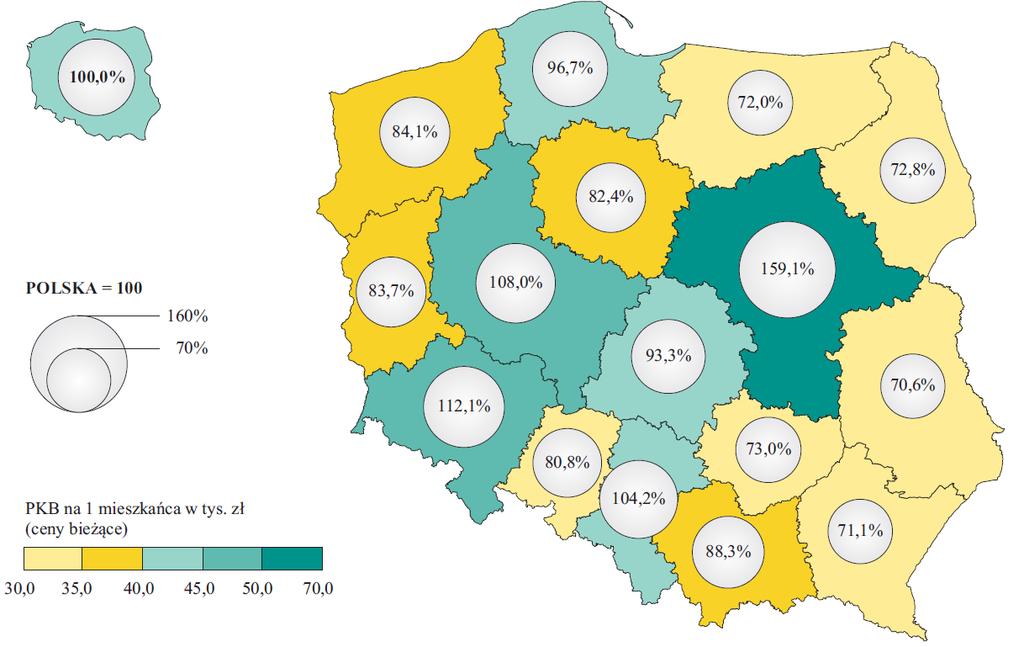 Produkt krajowy brutto na 1 mieszkańca