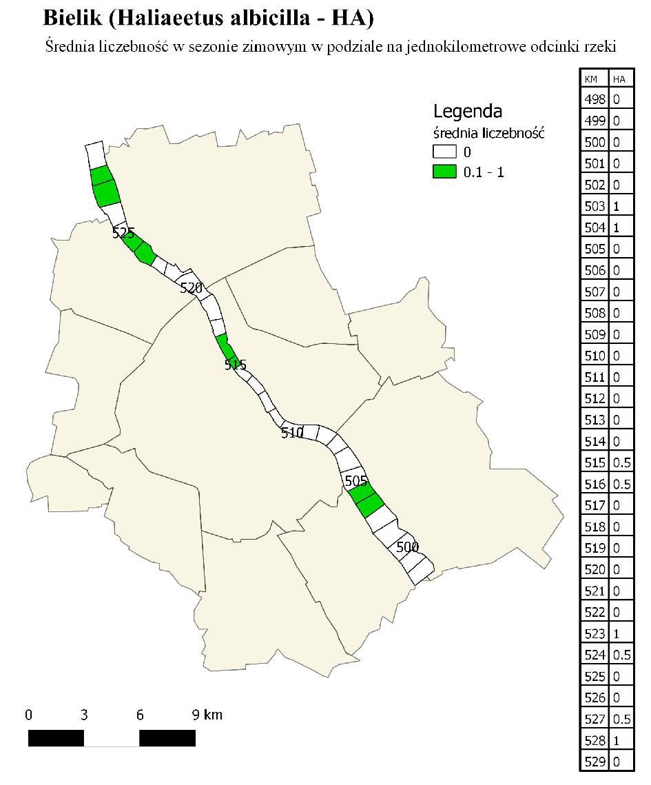 45 Załącznik nr 12 do raportu z monitoringu ornitologicznego prowadzonego w okresie 1.1 3.9.