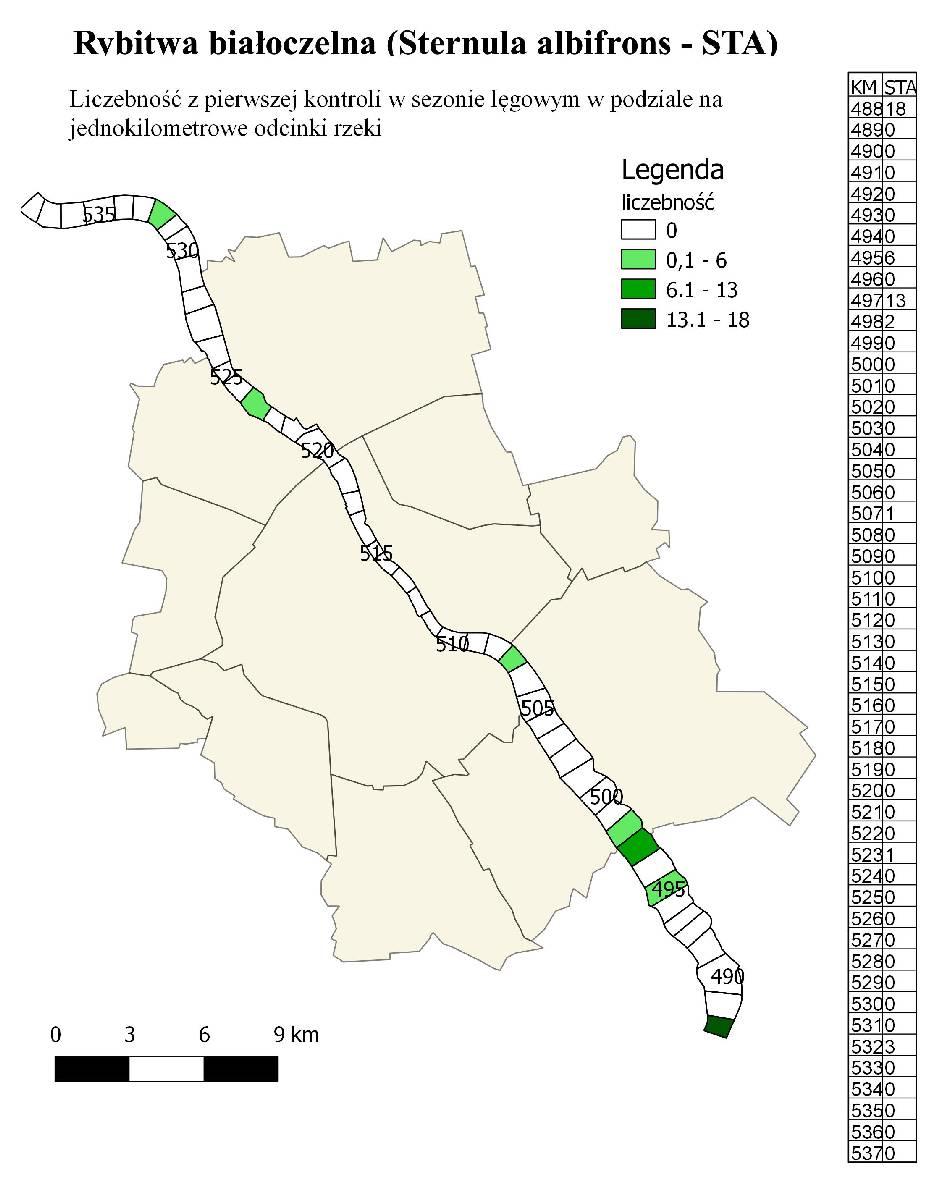 51 Załącznik nr 18 do raportu z monitoringu ornitologicznego prowadzonego w okresie 1.1 3.9.