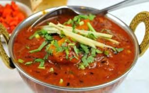 77. Punjaby Fish Curry Boneless fish in curry grilled in Clay oven served in spicy tomato