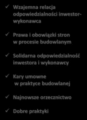 Zagadnienia główne: