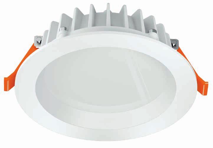 Essentials Oprawy typu downlight Essentials Oprawy typu downlight PUNCTOLED IP65 Szczególnie wytrzymała oprawa typu downlight do 80%* Lampy LED typu downlight o stopniu ochrony IP65 Solidna obudowa