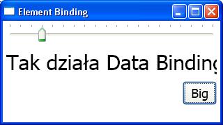 8/41 Kierunek dowiązania <Slider Name="fontSize".