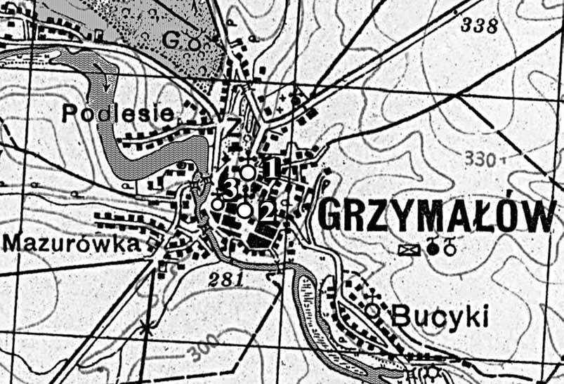 Maria Pawlak Grzymałów Grzymałów to mała osada położona nad rzeczką Gniłą, jednym z dopływów Zbrucza (ryc. VII).