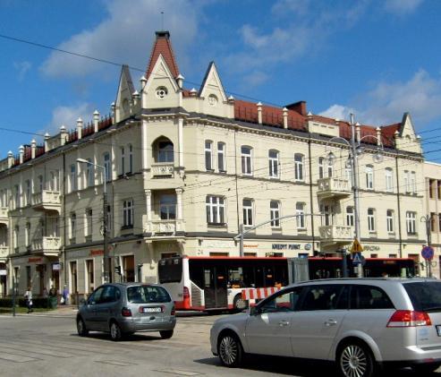 11. Budynek narożny przy Al. Kościuszki i Al. NMP 24.