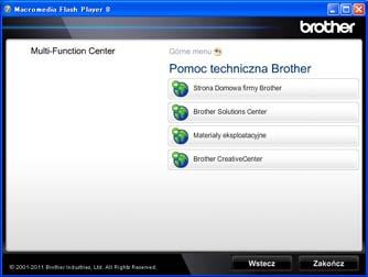 Rozdział 1 Jak przejść do Instrukcji obsługi funkcji zaawansowanych 1 Podręczniki te można wyświetlić i pobrać z Brother Solutions Center pod adresem: http://solutions.brother.