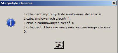 widoczną później na zakładce Zlecenie wydruku w polu Uwagi