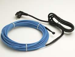 Kable grzejne Zestaw grzejny DEVIpipeheat 10 z wtyczką 230 V LAT GWARANCJI Opis produktu Zestaw składa się z kabla samoograniczającego DEVIpipeheat oraz odcinka kabla zimnego z wtyczką do podłączenia