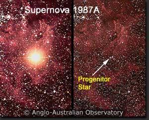 Ewolucja: finał SN1987a w