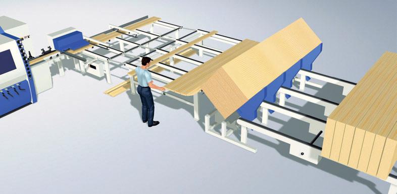 E4 Własny zasobnik sztapli odciążający logistykę transportu Ergonomiczny załadunek ze stałej wysokości