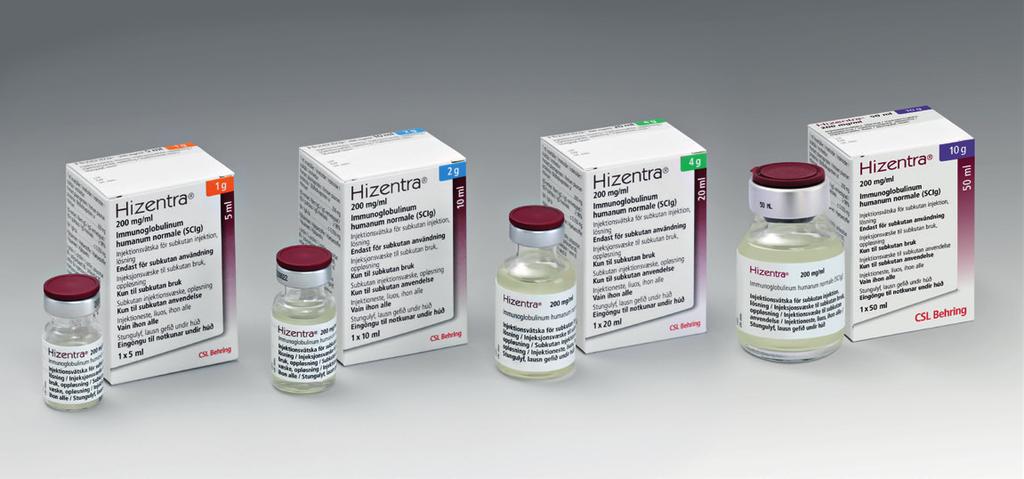 Hizentra Lek Hizentra stanowi skoncentrowaną immunoglobulinę IgG i jest wyciągiem z osocza krwi