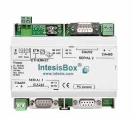 Interfejs Modbus obsługuje do 16 interfejsów centralnego i 64 jednostek wewnętrznych.