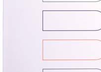 Wykonane z mocnego, elastycznego, kolorowego PP; uniwersalna perforacja umożliwia wpięcie do każdego segregatora; trwałe i odporne na