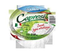 SEREK TYPU WŁOSKIEGO Capresi serek typu włoskiego 250g Capresi serek typu włoskiego wyprodukowany jest z