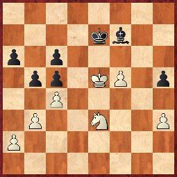 5.Partia hiszpańska [C67] GM Gaprindaszwili (ZSRR) 2425 WIM Vreeken (Holandia) 2130 1.e4 e5 2.Sf3 Sc6 3.Gb5 Sf6 4.0-0 Se4 5.d4 Sd6 6.Gc6 dc6 7.de5 Sf5 8.Hd8 Kd8 9.h3 h6 10.b3 Ge6 11.Gb2 c5 12.
