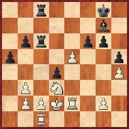 38.Obrona Caro Kann [B15] Patino (Kolumbia) 1800 McGrath (Australia) 2015 1.e4 g6 2.d4 Gg7 3.Sc3 c6 4.Sf3 d5 5.ed5 cd5 6.Gb5 Sc6 7.0 0 Gg4 8.Ge3 Sf6 9.h3 Gf3 10.Hf3 0 0 11.Wfe1 Wc8 12.Ga4 a6 13.