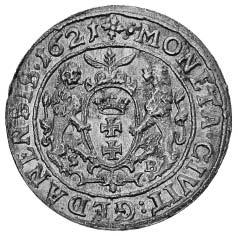 - 227. ort 1624, men. Gdaƒsk, Av: popiersie i napis, Rv: herb Gdaƒska, rok i napis, Kop. 7505 R. III+ 350.- 228.