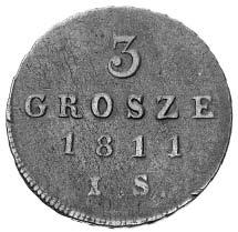 - *303. 3 grosze 1811 I.S., men.