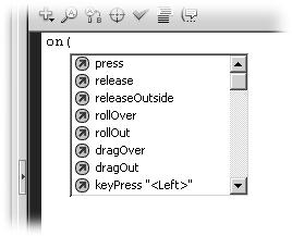 14 Flash MX 2004 ActionScript. Ćwiczenia praktyczne Listing 1.1. Kod dołączony do odnośnika przycisku //Akcja zostanie wykonana, gdy wskaźnik myszy //znajdzie się nad odnośnikiem on(rollover) {