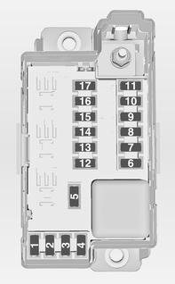 208 Pielęgnacja samochodu Nr Obwód 1 System adaptacyjnego oświetlenia drogi 2 3 4 5 6 Szyba sterowana elektrycznie w prawych drzwiach tylnych 7 System adaptacyjnego oświetlenia drogi 8 Moduł