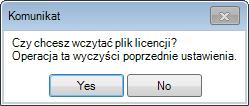 12) Licencja Mamy możliwość pobrania automatycznie licencji po wybraniu opcji Licencja -> Pobierz