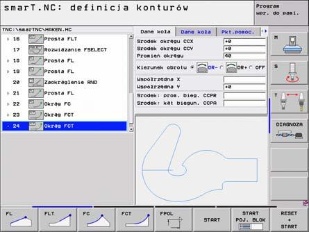 Testowanie graficzne i odpracowywanie programu UNIT Testowanie graficzne i odpracowywanie programu UNIT Grafika programowania Grafika programowania znajduje si do dyspozycji tylko przy zapisywaniu