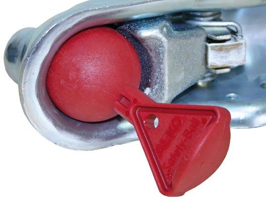 Safety-Ball Zalety l Produkt uzupełniający dostępne w handlu zabezpieczenia przed kradzieżą, zakładane na zaczep - specjalnie w czasie postoju.