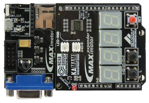 Makieta - Altera FPGA 10M08DAF256C8GES 8000 komórek LE 378 kb konfigurowalnej pamięci M9K 1376 kb wewnętrznej pamięci Flash dla aplikacji użytkownika