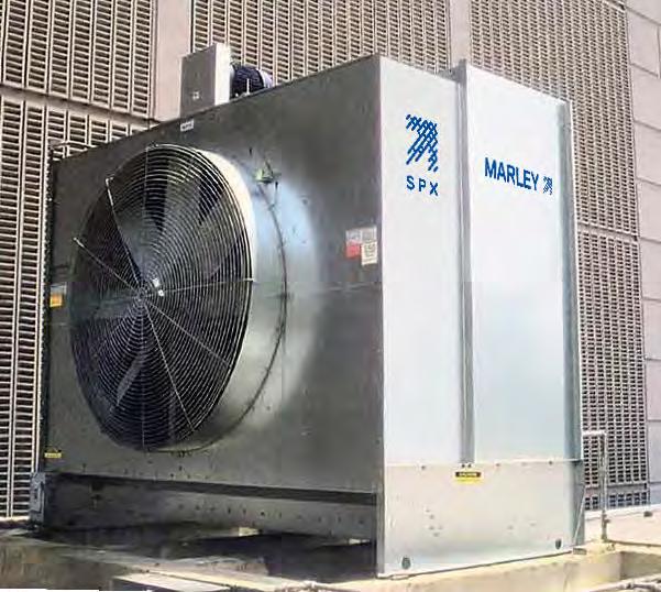 MARLEY WIEŻA MODEL MCW Maksymalizacja wysokiej wydajności wieży z wentylatorem promieniowym, i przepływem w przeciwprądzie.