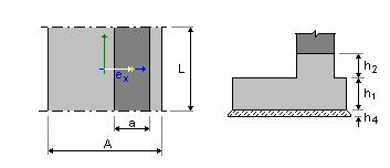 ex = 0,00 (m) objętość betonu fundamentu: V = 0,420 (m3/m) otulina zbrojenia: c = 0,05 (m) poziom posadowienia: D = 1,2 (m) minimalny poziom posadowienia: Dmin = 1,2 (m) WARUNEK NOŚNOŚCI * Rodzaj