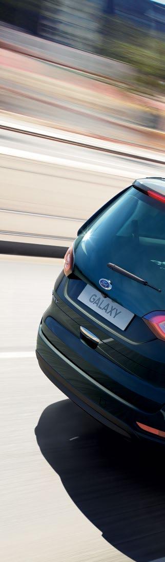 FORD GALAXY Wyposażenie Bezpieczeństwo i nowe technologie Inteligentny System Bezpieczeństwa (IPS) System ABS z elektronicznym układem podziału siły hamowania (EBD) Elektroniczny układ stabilizacji