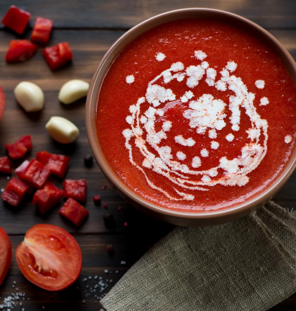 Gazpacho 104 kcal / porcja 3 porcje 30 min.