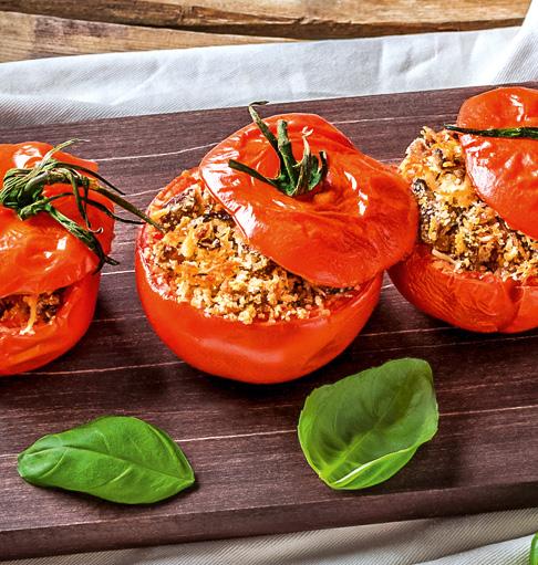 pomidory FASZEroWANE BrAZoWYm ryzem 480 kcal / porcja 6 porcji 90 min.