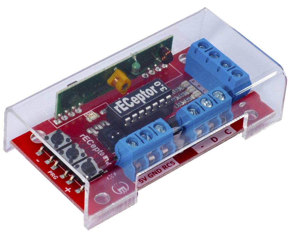 Kod EAN 12VDC: 05902596896218 Kod EAN 24VDC: 05902596896232 MD-1 Miniaturowy ściemniacz LED umożliwiający sterowanie oświetleniem LED za pomocą dowolnego zewnętrznego przycisku chwilowego