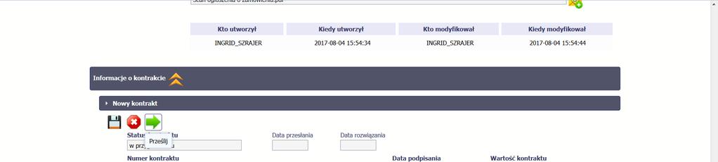 Zamówienia publiczne W przypadku zamówienia o wartości równej lub