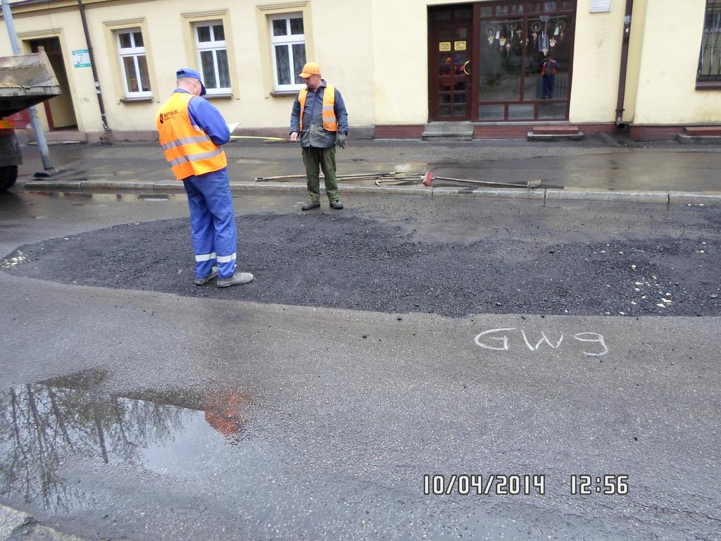 apteki) Wyspiańskiego-boczna ( jeden ubytek za sklepem Jonatan) Kołłątaja Kacza/ Strumieńskiego Długa w trakcie realizacji Reja Portowa Wały