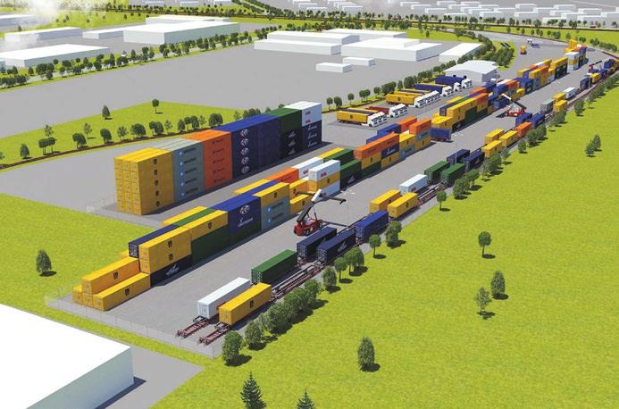 SZCZECIN DEPOT: 1 container yard with total storage capacity 800 TEU, railway siding on yard 26 SGS