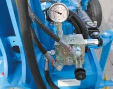 Ciśnienie w obiegu hydraulicznym można łatwo regulować pod kątem określonych warunków za pomocą systemu HydriX w wersji hydraulicznej LEMKEN.